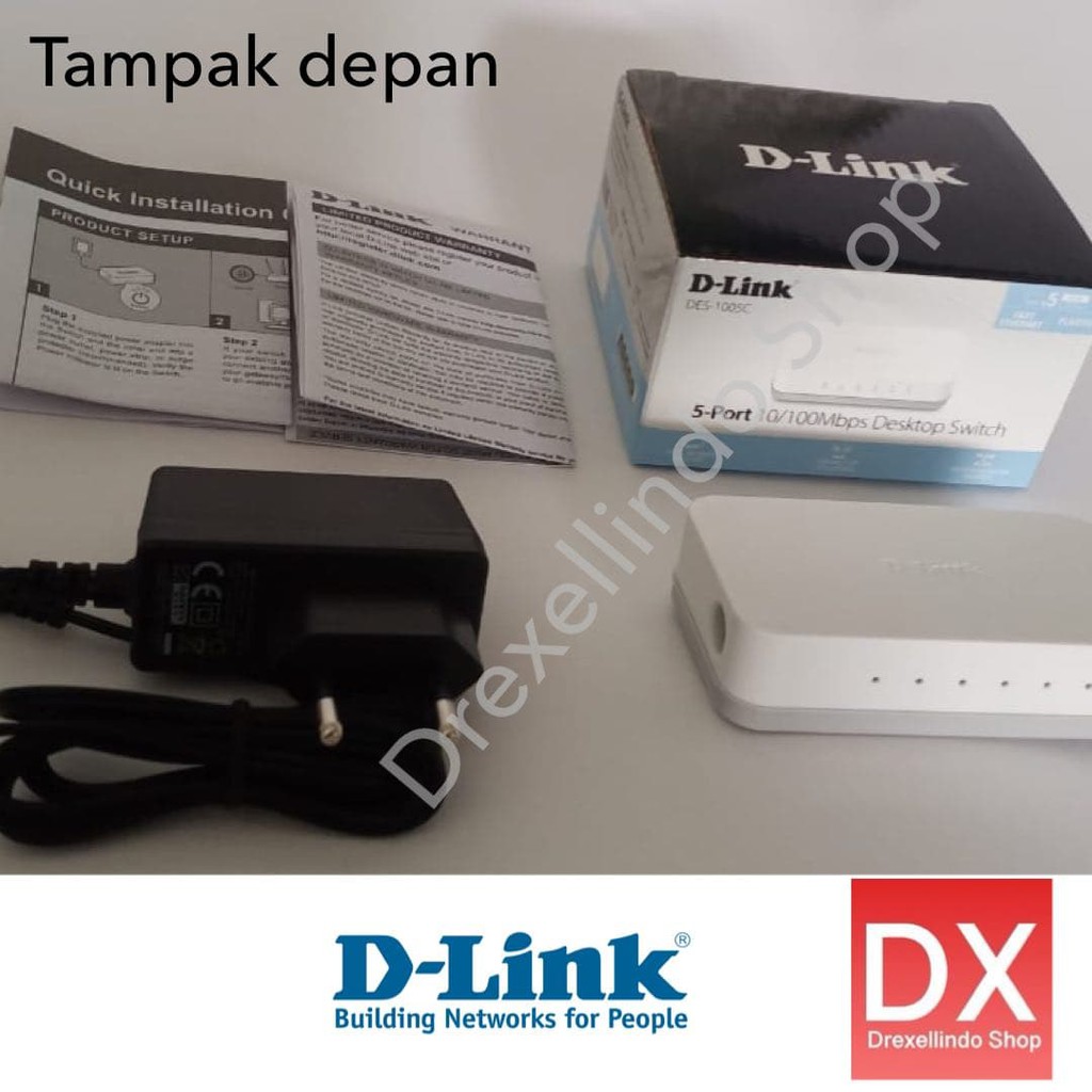 Công Tắc Chuyển Đổi D-link Dlink Des 1005a 5 Cổng 10 / 100 Mbps