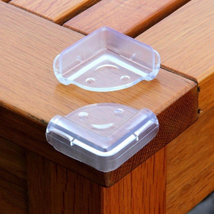 [ Giá Sỉ] Miếng Silicon Bịt Góc Bàn An Toàn Cho Trẻ Hình Mặt Cười