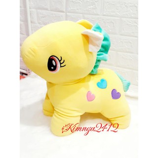 Ngựa pony nhồi bông cao cấp siêu mềm mịn