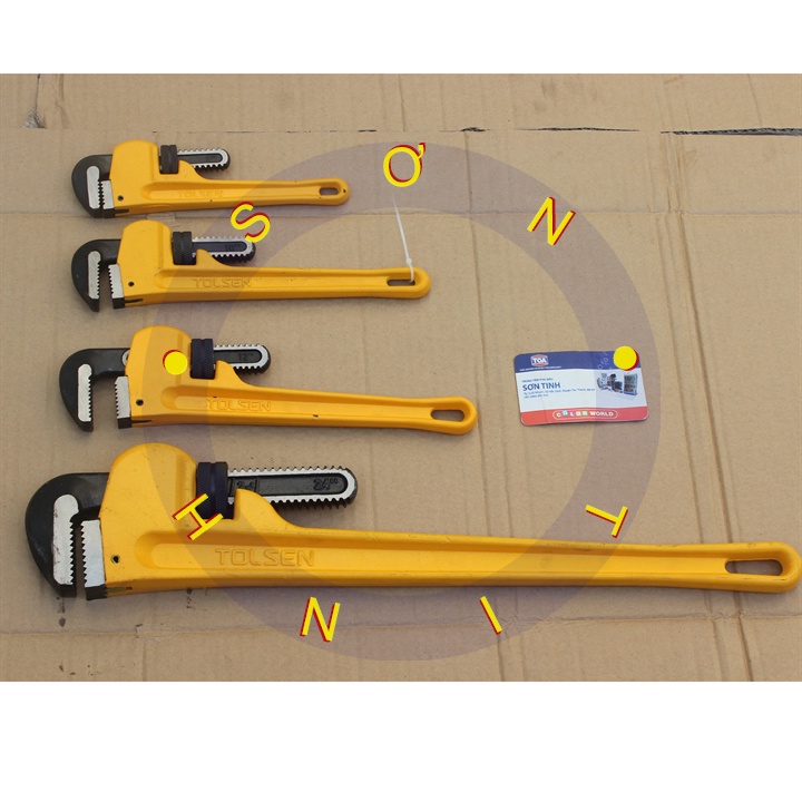 Mỏ lết răng 600mm-24''-đường kính kẹp tối đa 76mm Tolsen 10236