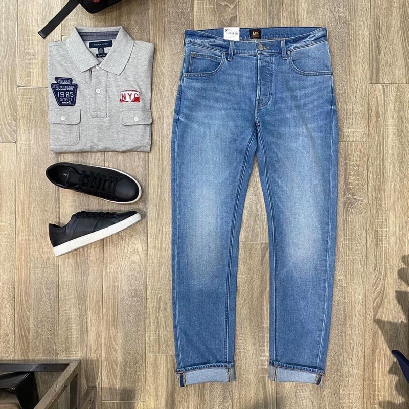 Jeans Lee xanh nhạt