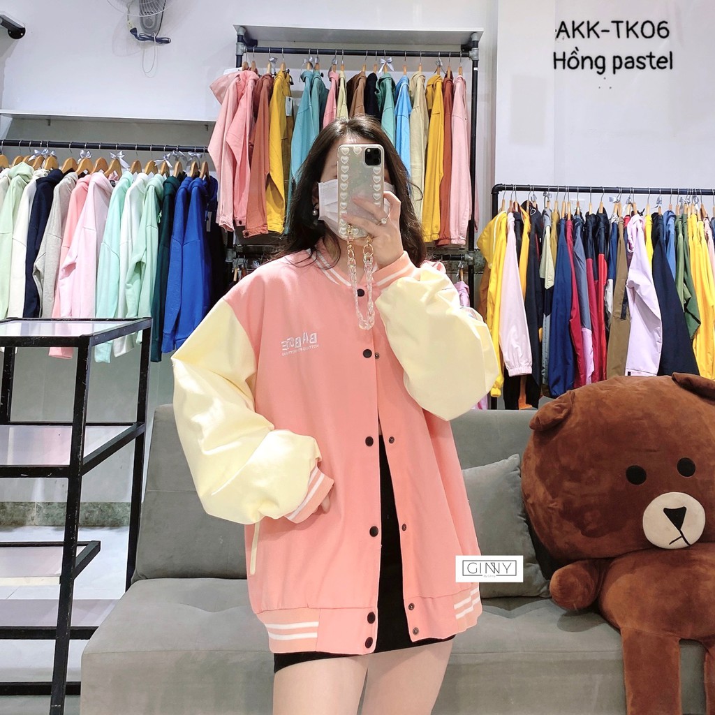 Áo Khoác Kaki Bomber Babge TK-06
