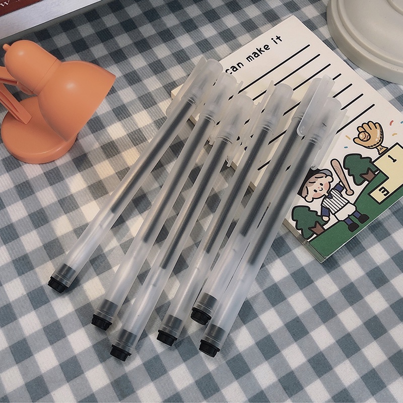 Letit Bút Gel Nhám 0.5MM Mực Xanh Đỏ/Đen Kiểu Dùng Trong Trường Học/Văn Phòng