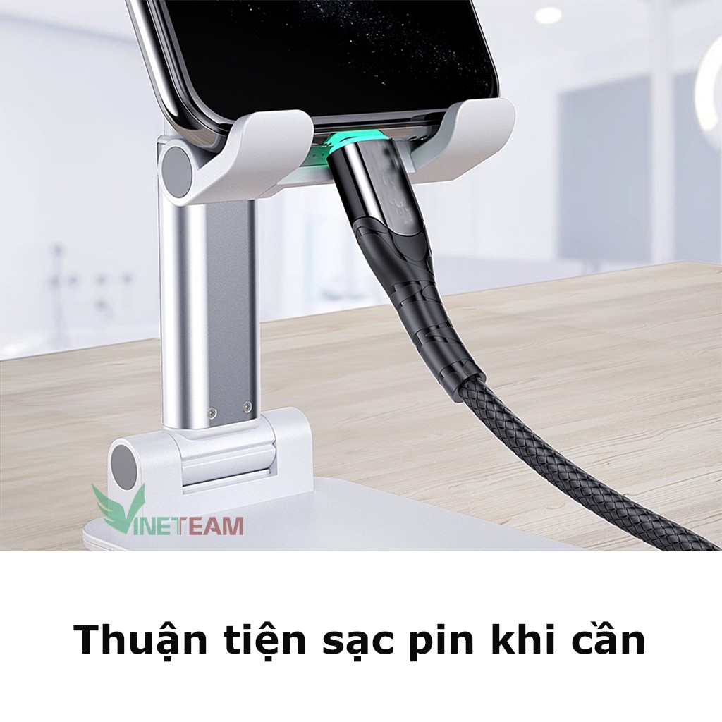 Giá đỡ điện thoại, iPad để bàn có thể gập gọn, chống tê mỏi tay -dc4310