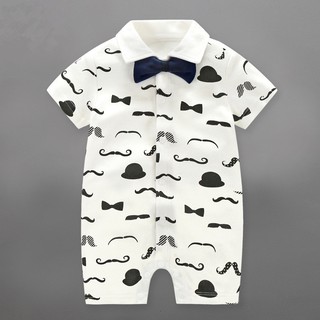 Body nơ xanh cho bé trai 0-12m