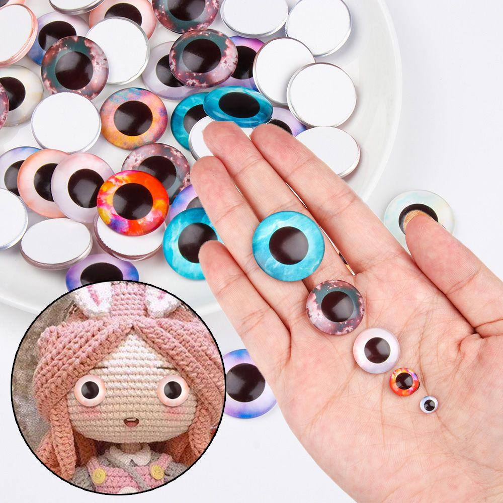50 Con Mắt Giả Cho Búp Bê 6 / 10 / 16 / 20 / 25mm