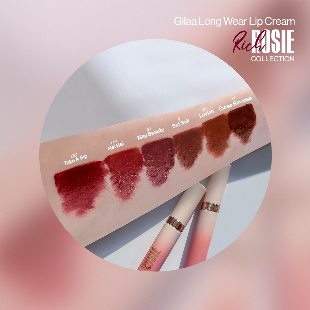 Son kem lì Gilaa long wear lip cream (5g) Rich Rosie Collection | WebRaoVat - webraovat.net.vn