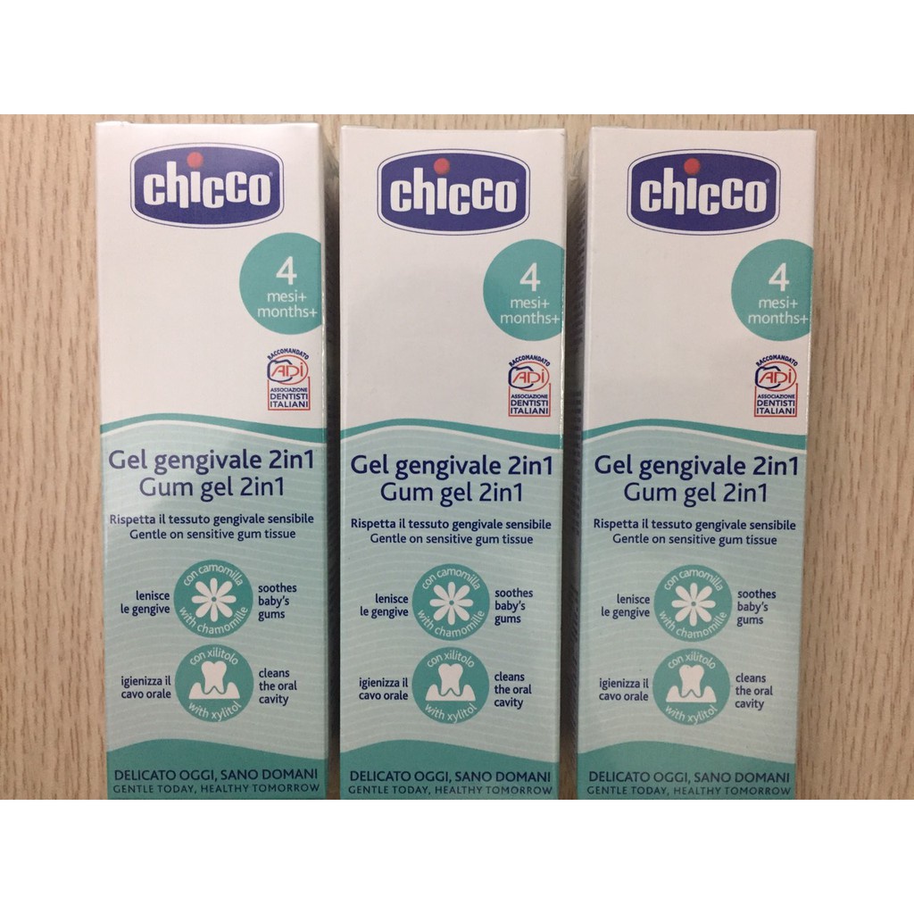 Gel bôi lợi cho bé chuẩn bị mọc răng Chicco