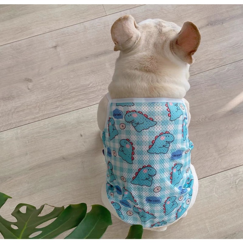 ÁO THUN BA LỖ (có form cho pug, bull, corgi) (quần áo thú cưng)