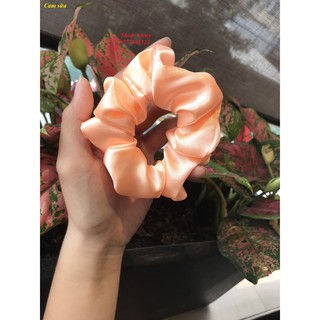Cột tóc vải phi bóng - Cột scrunchies