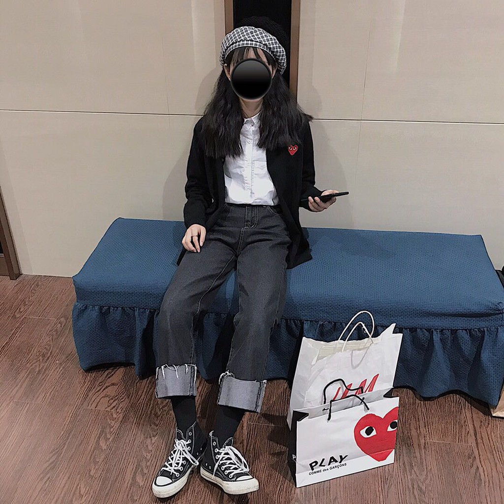 Áo khoác cardigan dệt kim phong cách Jennie Blackpink size S-3Xl