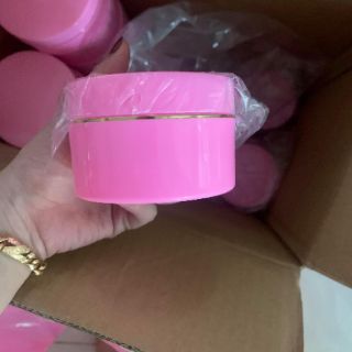 Hủ đựng kem body 100g màu hồng.
