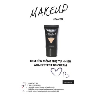 Kem nền mỏng nhẹ tự nhiên AOA perfect BB cream