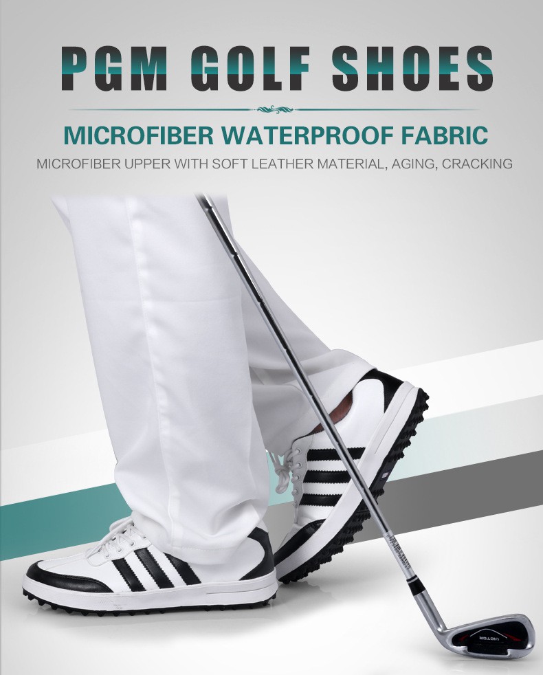 Giày Thể Thao Đánh Golf Pgm Thoáng Khí Chống Thấm Nước Thời Trang Cao Cấp Cho Nam