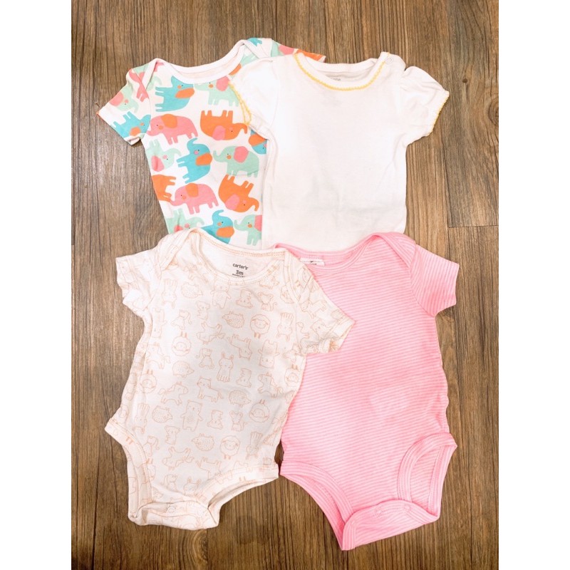 Combo 6 Bodysuit Xuất Dư Tay Ngắn, Ba Lỗ Mẫu Ngẫu Nhiên