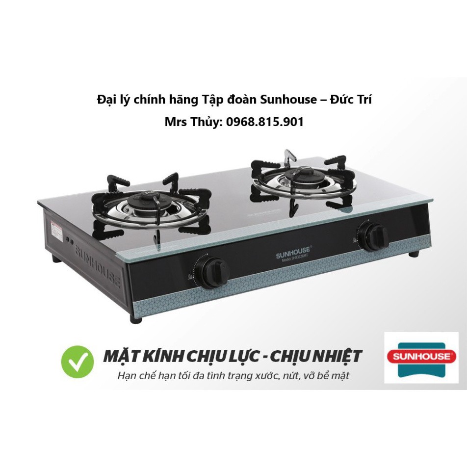 Bếp Gas Dương Kính SUNHOUSE SHB3326MT Cao cấp