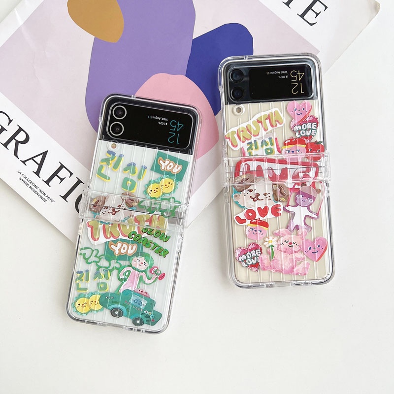 Ốp Điện Thoại Silicon Mềm Siêu Mỏng Chống Sốc In Họa Tiết Chú Chó Snoopy Dễ Thương Dành Cho Samsung Galaxy Z Flip 4 3