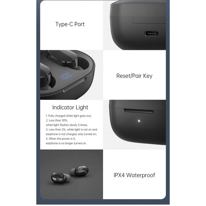 Tai nghe không dây Redmi AirDots 3 Pro kèm mic điều khiển giọng nói hàng mới