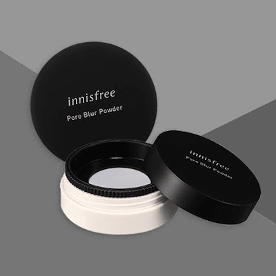 Phấn phủ bột Pore Blur Powder Innisfree (hộp xám)