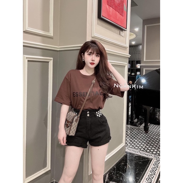 Áo phông ESS nâu H2A799