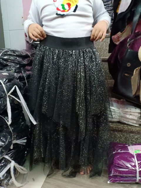 chân váy ulzzang kim tuyến vạt xéo 40-90kg | BigBuy360 - bigbuy360.vn