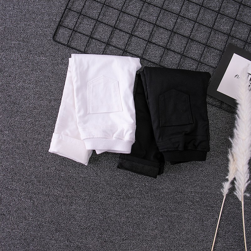 Quần dài cotton màu trơn đơn giản thời trang cho bé trai