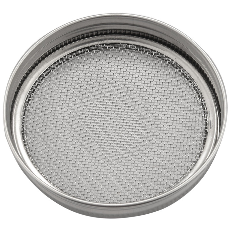 Bộ 4 Nắp Lưới Lọc Bằng Thép Không Gỉ Cho Lọ Mason Miệng Rộng