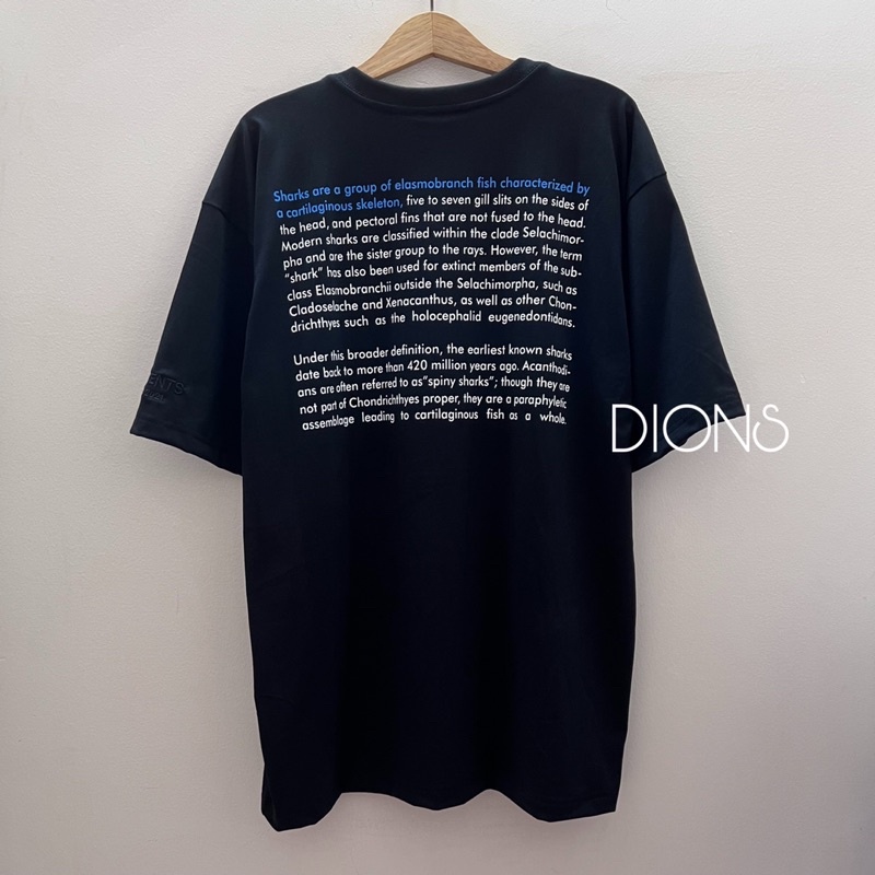 Áo thun LEVENTS Shark Tee Cá Mập Full Tag Vải Unisex Nam Nữ