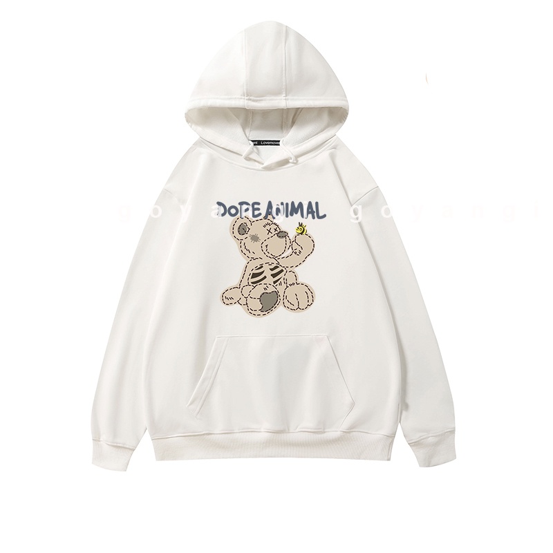 Áo Hoodie GYG Unisex Dope Animal Form Rộng Oversize Phong Cách Hàn Quốc