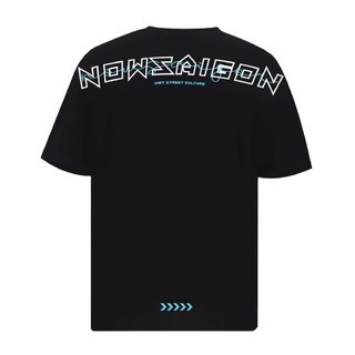 Áo nowsaigon signature drop shoulder , tee local brand nsg sấm sét , phông now sài gòn tay lỡ form rộng full tag