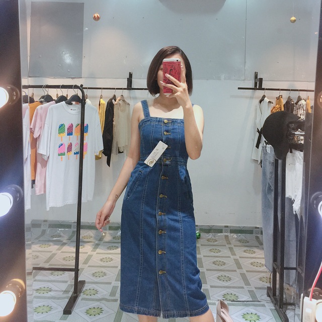 Váy bò 2 mầu đậm nhạt