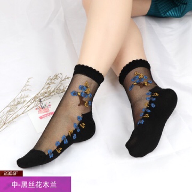 Tất Nữ Pha Lê Thời Trang Nhật Bản (T023) Hàng Loại Đẹp.