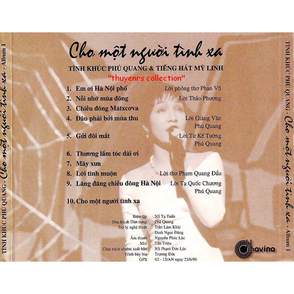 đĩa cd nhạc phú quang