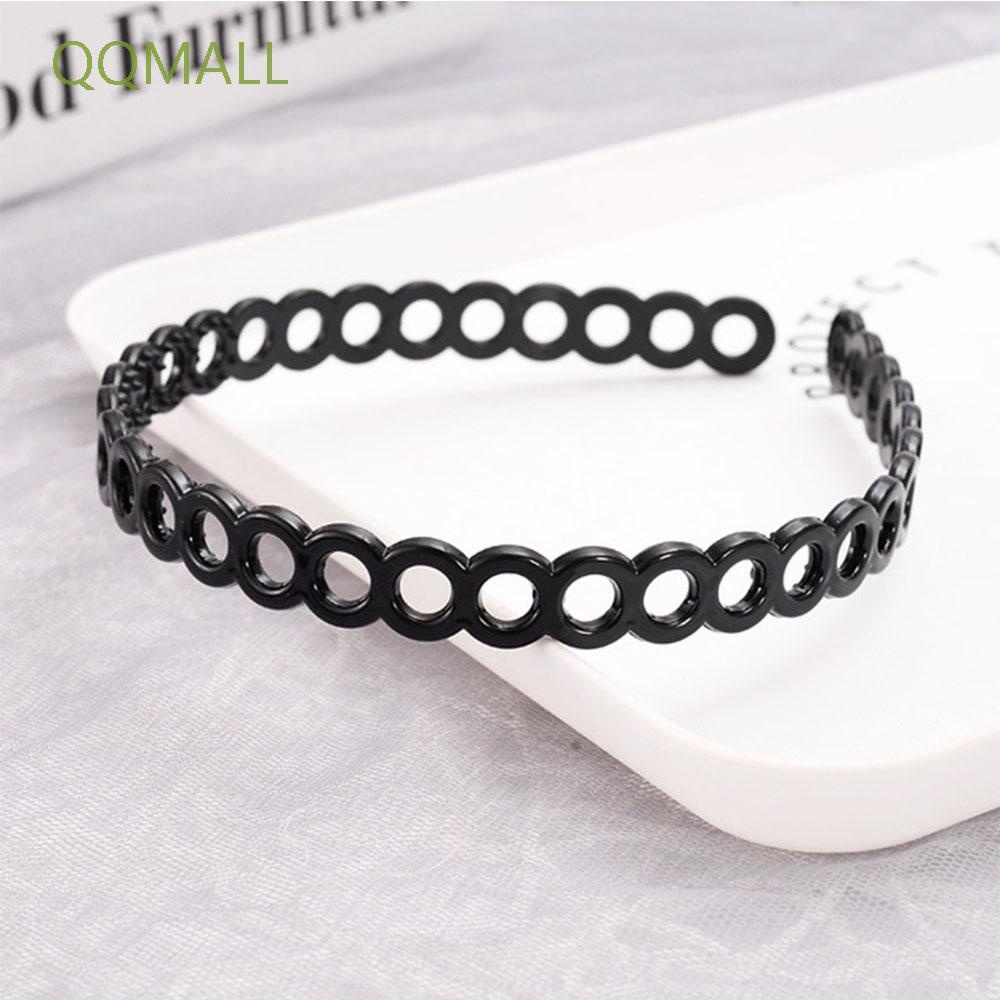 Băng Đô Màu Đen Gợn Sóng Chống Trượt Hiệu Qq