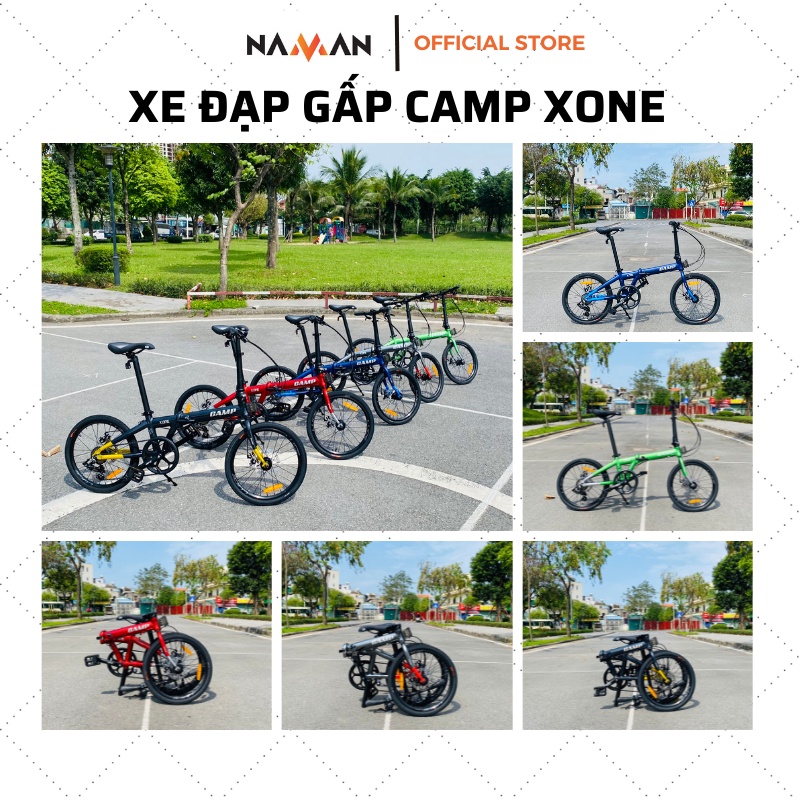 Xe đạp gấp gọn đa năng cho người lớn, trẻ em, cả gia đình bỏ ô tô Camp Xone, hàng cao cấp chính hãng
