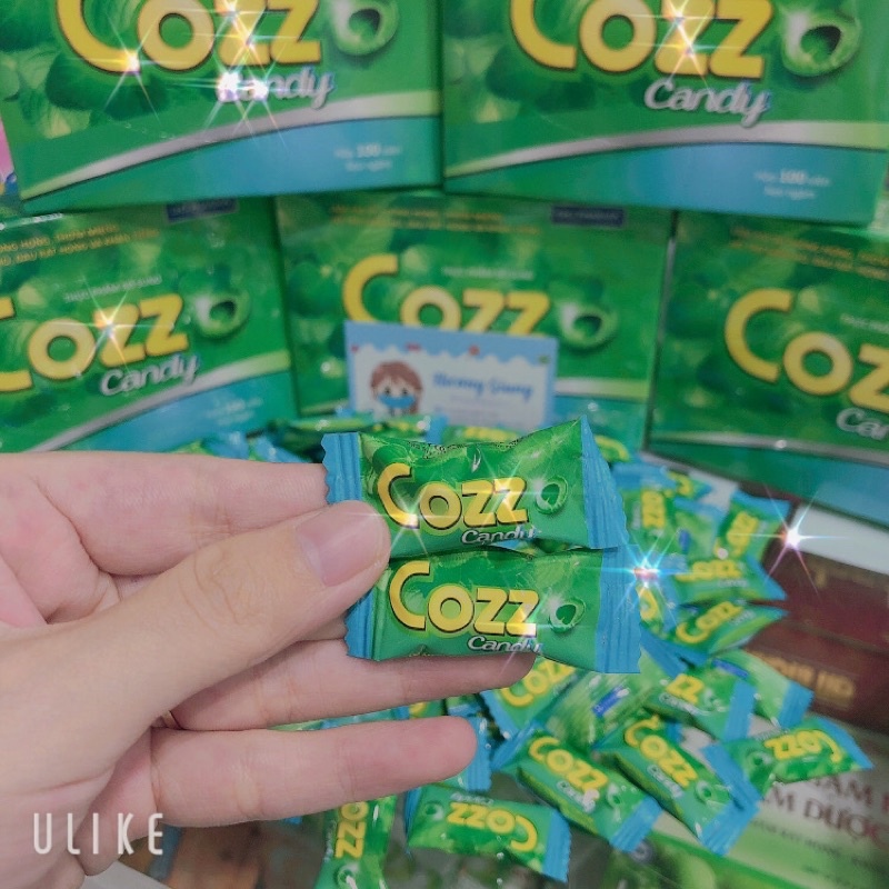 Kẹo Ngậm ho Cozz - làm ấm và thông họng, thơm miệng , hỗ trợ giảm ho đau họng và khản tiếng