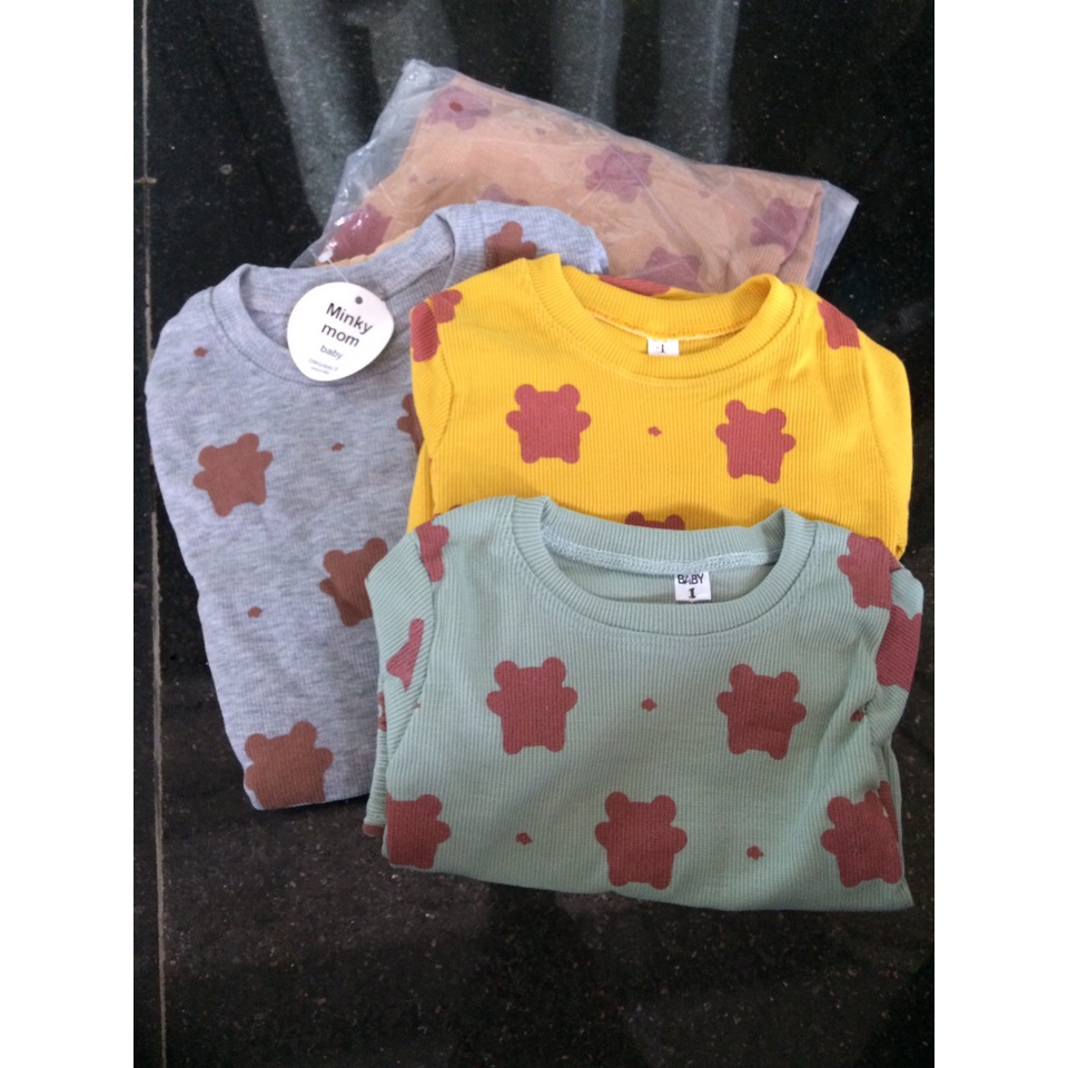 Bộ len Minki mom Baby chất cực đẹp cho bé