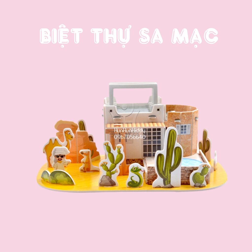 Đồ chơi lắp ráp mô hình 3D bằng xốp