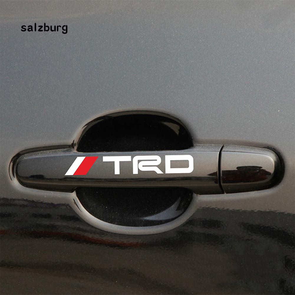 Set 4 miếng dán tay nắm cửa tiện dụng cho xe hơi | BigBuy360 - bigbuy360.vn