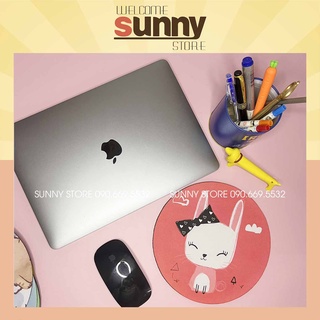 Miếng lót chuột họa tiết dễ thương hình tròn 20 x 20cm