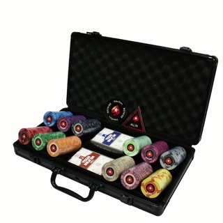 Bộ 300 chip poker gốm ceramic EPT cao cấp