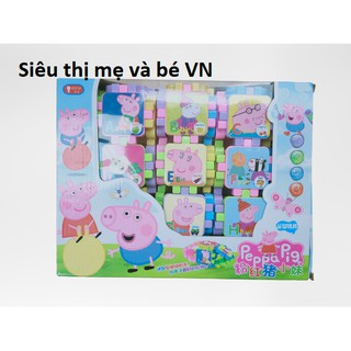 Đồ chơi xếp hình vuông heo peppa
