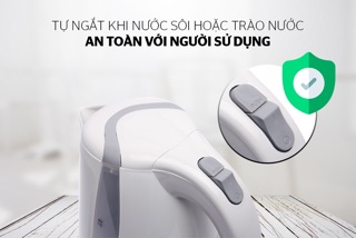 ẤM SIÊU TỐC, BÌNH ĐUN SIÊU TỐC SUNHOUSE SHD1300, 1,8 LÍT