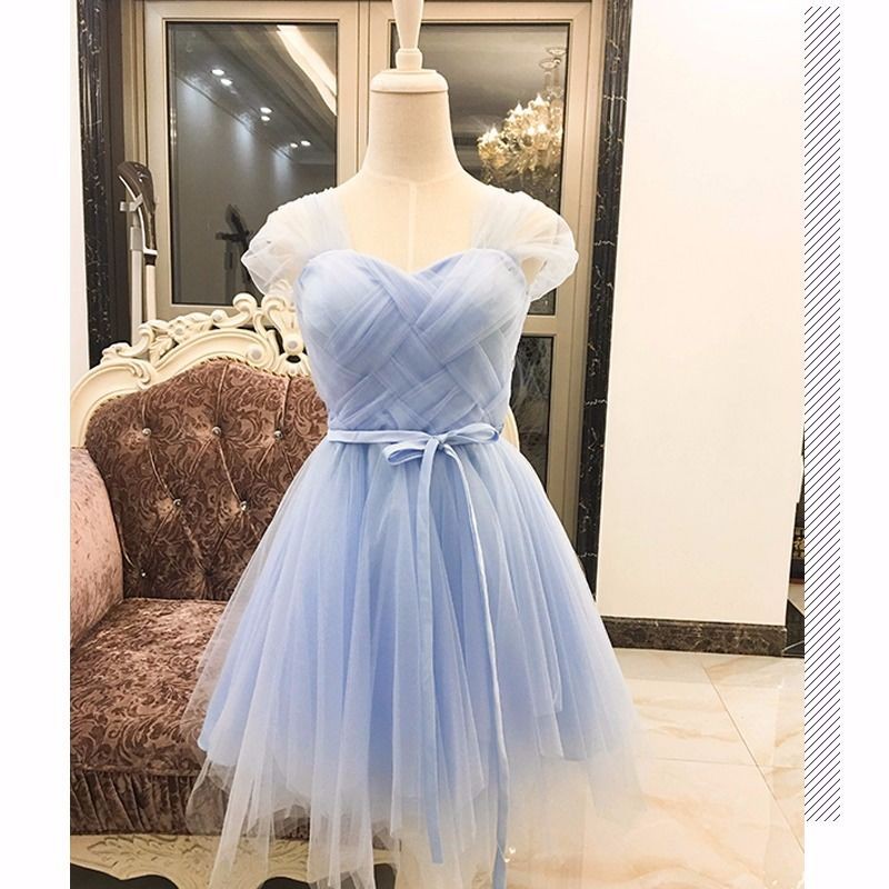 đẹp khuyến mãiSmall dress Váy đầm xòe mới 2021 chị em phù dâu dự tiệc sinh nhật cưới