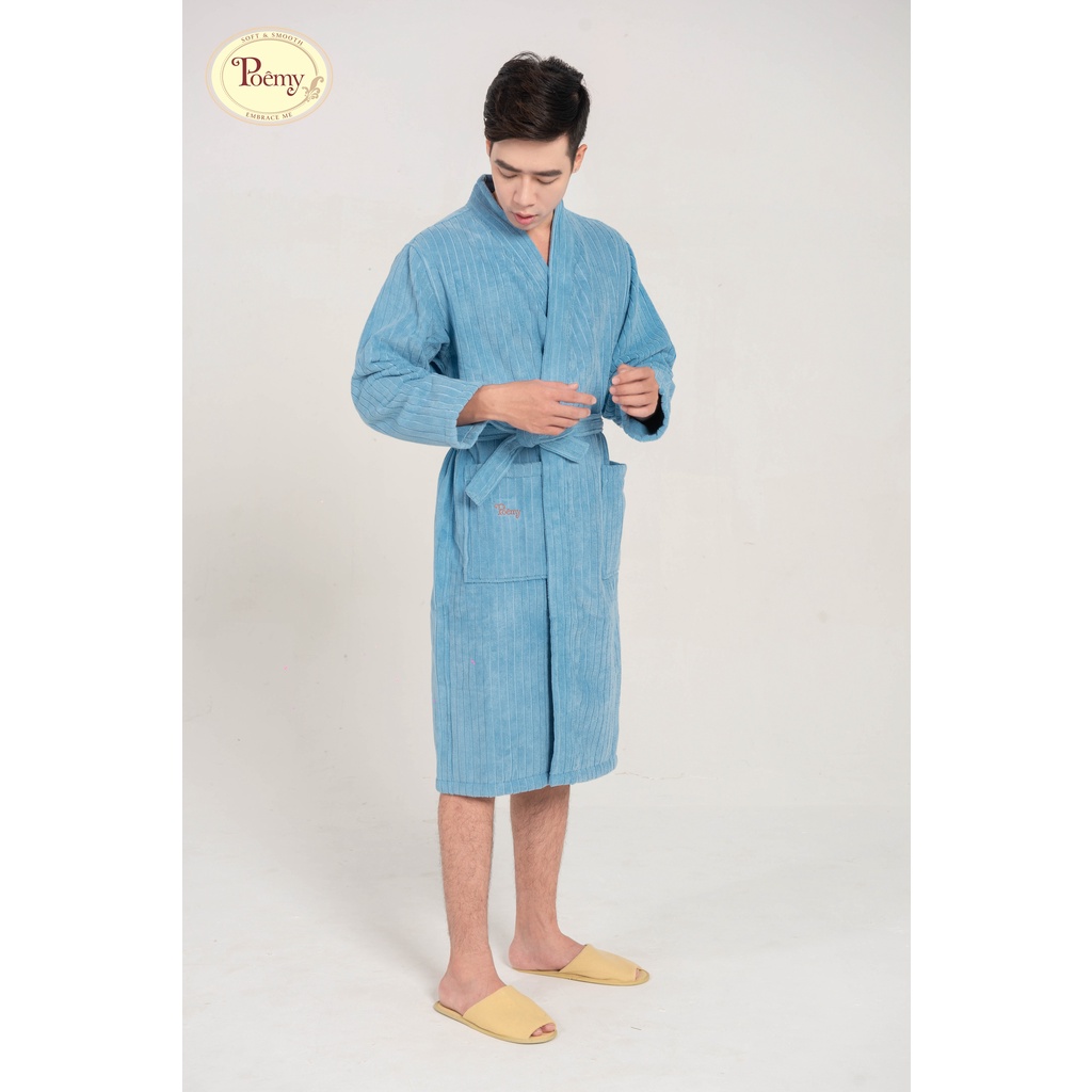 Áo choàng tắm nam cao cấp Poêmy