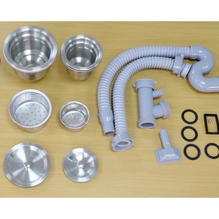 Xi phông chậu rửa bát Sơn Hà 2 hố phi 140 dùng cho chậu s82 , chậu S105 , chậu s80