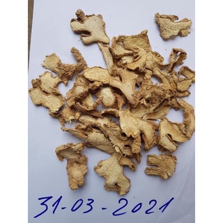 Gừng phơi khô 100g thái lát