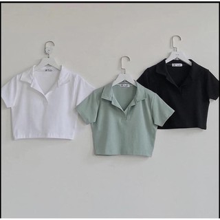 Áo croptop cổ đức