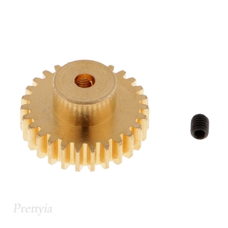 [PRETTYIA] Golden Metal 27T Teeth Motor Pinion Gear for 1/18 Scale Wltoys A959 RC Truck