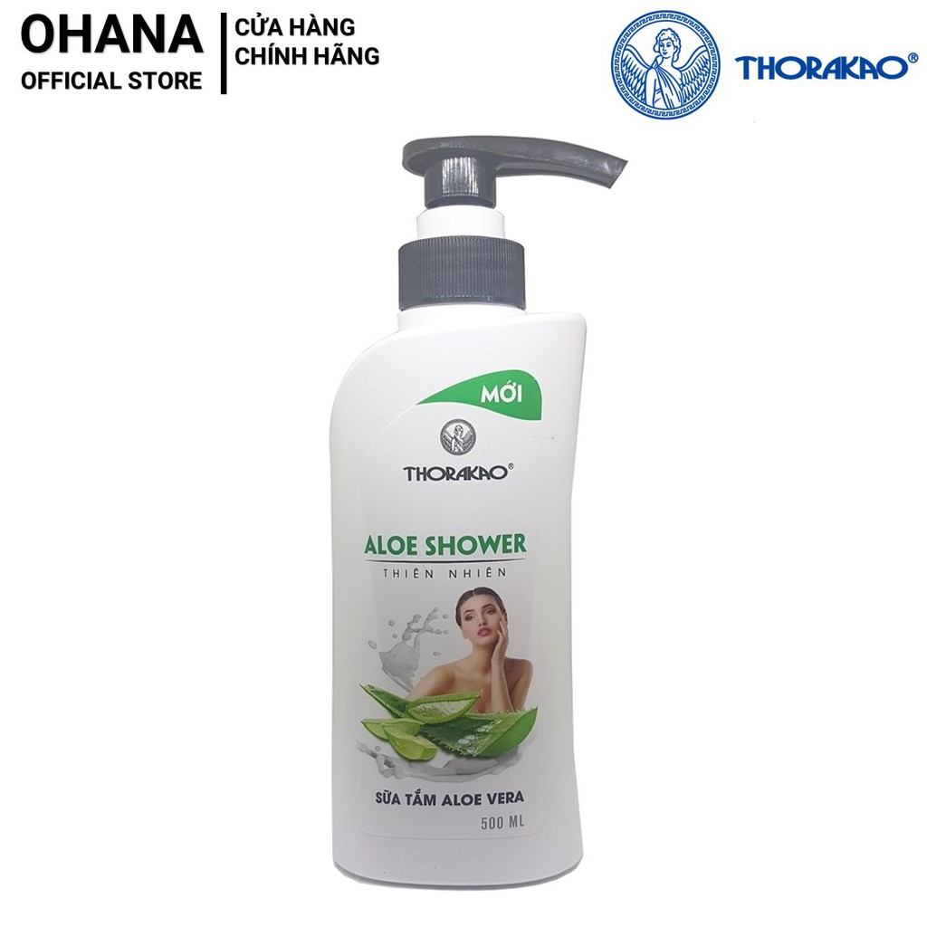 [Mã FMCGMALL - 8% đơn 250K] Sữa Tắm Dưỡng Ẩm Aloe Vera Thorakao 500ml